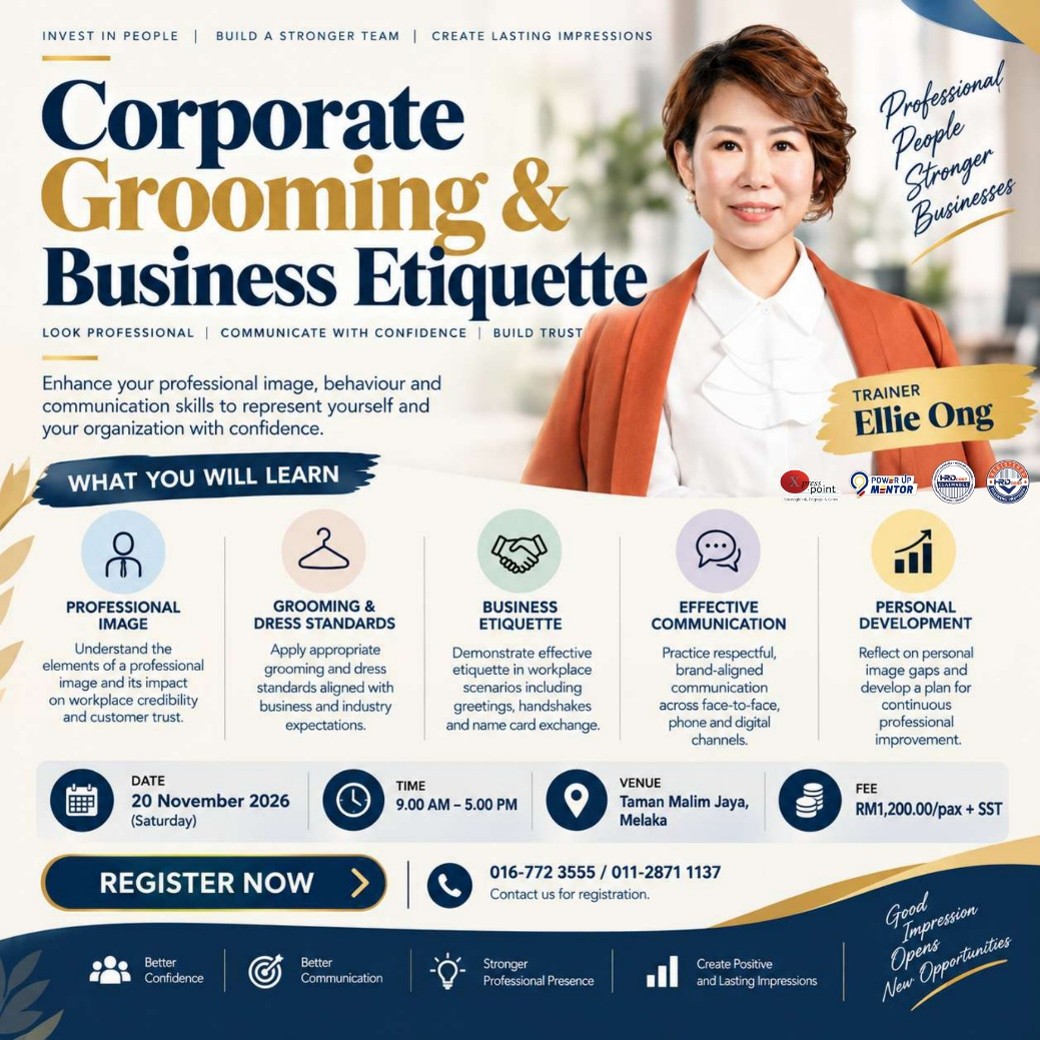 ✨ CORPORATE GROOMING & BUSINESS ETIQUETTE Poster
