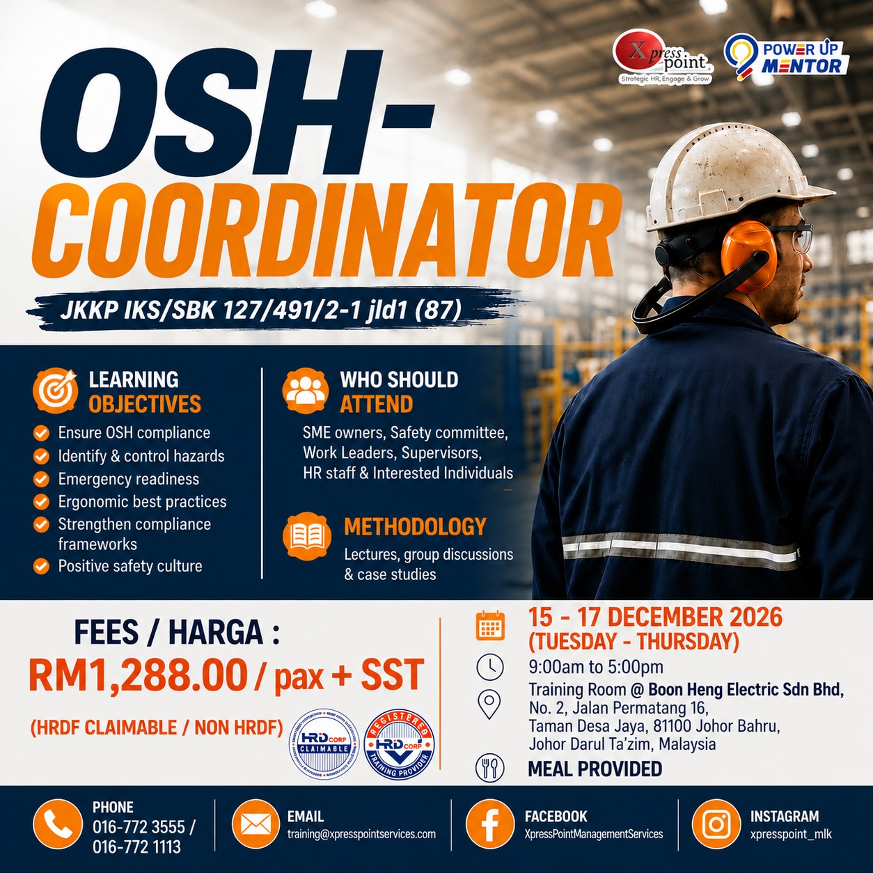 📢 OSH-COORDINATOR TRAINING Poster
